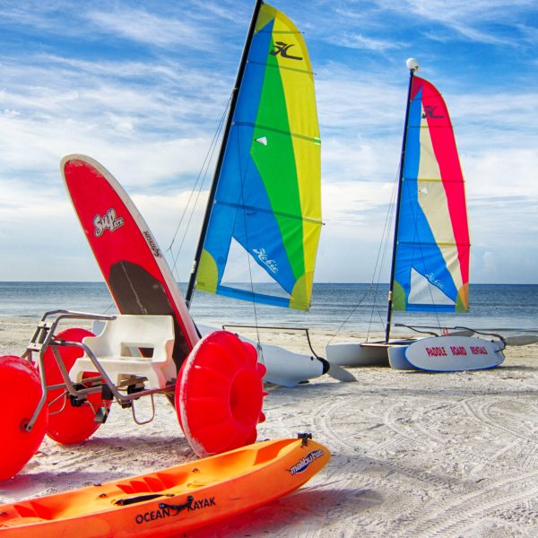 a sailboat on the beach